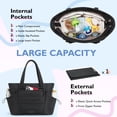 thumbnail image 3 of Bolsa para pañales Mommore con bolsa acolchada organizadora para cochecito, 3 of 7
