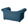 thumbnail image 4 of Dachshund Navy Blue Velvet Pet Bed, 4 of 7
