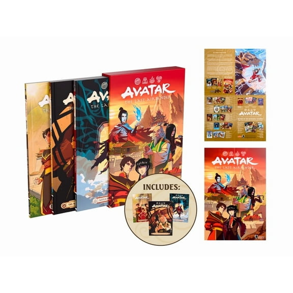 Avatar: The Last Airbender Avatar: The Last Airbender--Fire and Family Treasury Boxed Set, (Paperback)