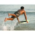thumbnail image 2 of A Man Entering The Water On A Surf Board Off Valdevaqueros Beach; Tarifa Cadiz Andalusia Spain Poster Print, 2 of 4