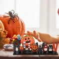 thumbnail image 4 of Decoraciones de mesa de Halloween Centros de mesa de calabaza Bandeja de madera para la cena B, 4 of 9