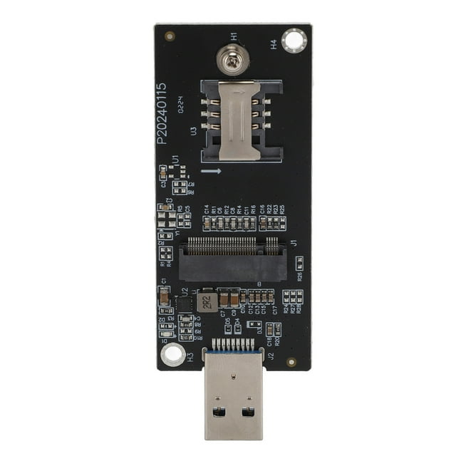 Ethernet Adapter, NGFF M.2 KeyB to USB3.0 4G 5G WWAN Module with SIM Slot, Support for , WinCE, Linux, OS X