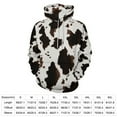 thumbnail image 2 of Animal Printing Cow Men's Women Vintage 3D Hooded Sweatshirt - All-Season Loose Fit Streetwear, 2 of 6