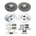 thumbnail image 2 of PowerStop Front and Rear Z26 Street Warrior Carbon-Fiber Ceramic Brake Pad and Drilled and Slotted Rotor Kit Fits: FIAT MAZDA Select Models K7361-26, 2 of 7