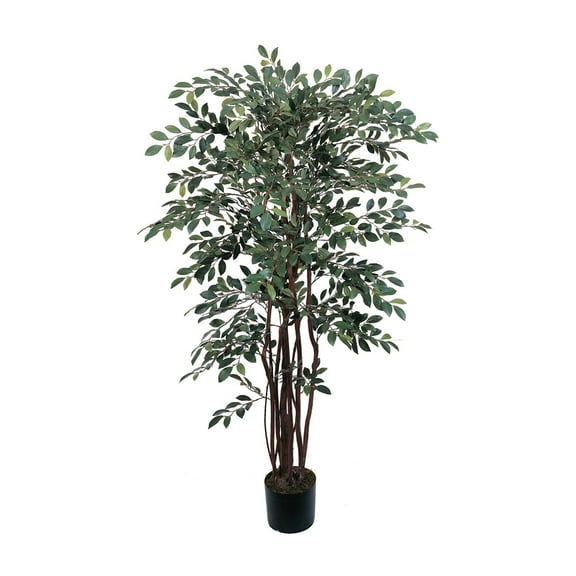 Nearly Natural 4ft. Ruscus Silk Tree, Green