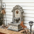 thumbnail image 5 of Sunnydaze Enchanting Estate Polyresin Outdoor Wall Water Fountain with Lights, 5 of 9