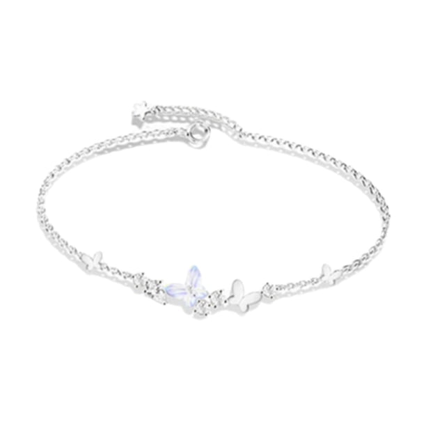 Pulsera de mujer, joyería, pulsera de amistad única, ajustable, mariposa de lujo Estilo a
