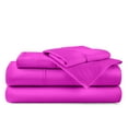 thumbnail image 2 of RV-Sheets (72" X 80") RV Camper King 400-TC Egyptian Bedsheet 15" Deep Pockets 4-PC Hot Pink, 2 of 9