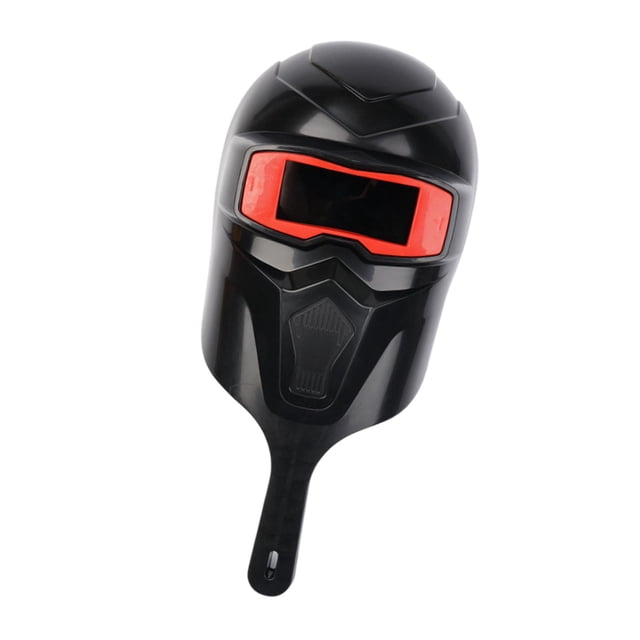 Casco de soldadura de mano, protección para los ojos cómodos con la máscara de soldador de escudo de la cara de los anteojos para moler, soldadura por Negro