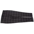 thumbnail image 3 of Pantalones de moda para hombre, pantalones largos con estampado de cuadros, pantalones de cintura alta, ropa de calle informal para hombre, pantalones negros a cuadros M, 3 of 15