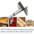 thumbnail image 4 of Broca de carburo de 35/40/45/50/60mm de diámetro, fresa para madera, lente objetivo para carpintería que forma 5 uds (hy), 4 of 5