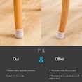 thumbnail image 2 of Protectores de piso de patas de silla de silicona - 32 piezas Fundas de muebles de silicona Zhivalor WRMH-715, 2 of 2