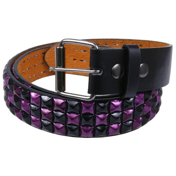 Old Glory - Purple Checker Studded Belt - Walmart.com - Walmart.com