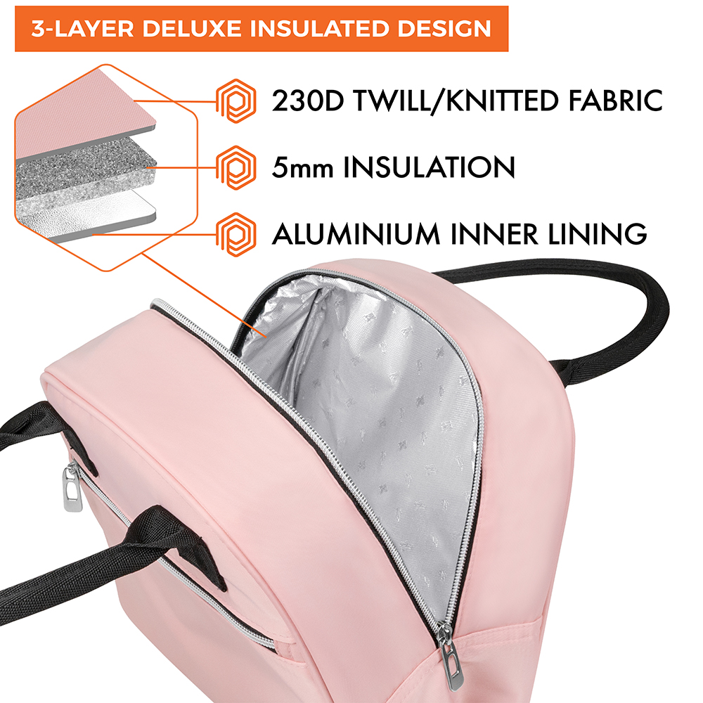 OPUX Insulated Lunch Box - Pink photo 5