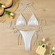 thumbnail image 5 of Trajes de Baño de Bikini de Mujer con Cuello en V Impresión Push-Up Pad Set de Trajes de Baño, Nylon para la Piscina de Playa Y las Vacaciones de Verano, Cobertura Sexy, 5 of 9