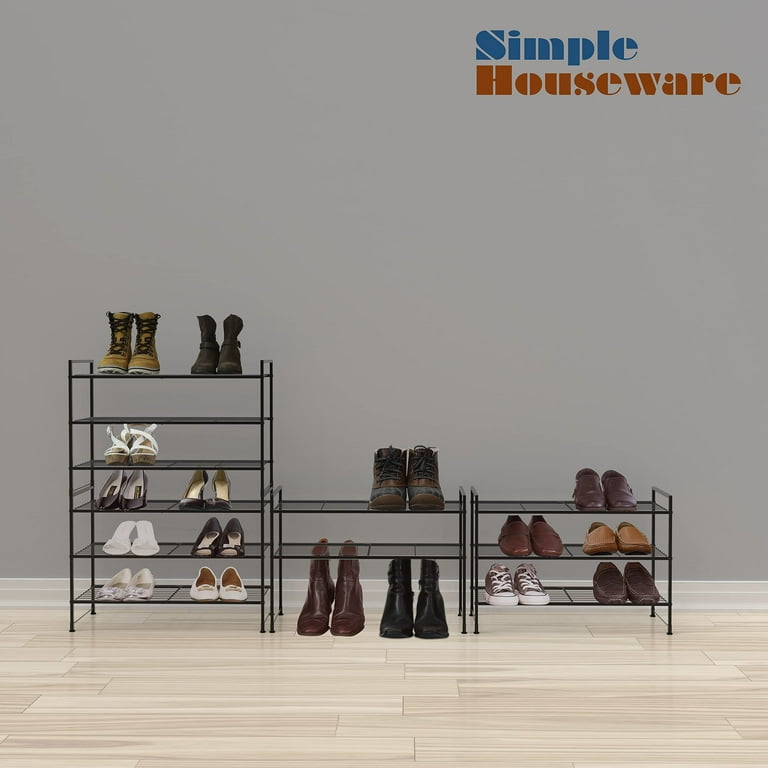 Simple Houseware 3-Tier Shoe Rack Storage Organizer Review: The Perfect Grey  Organizer for Your Shoe 