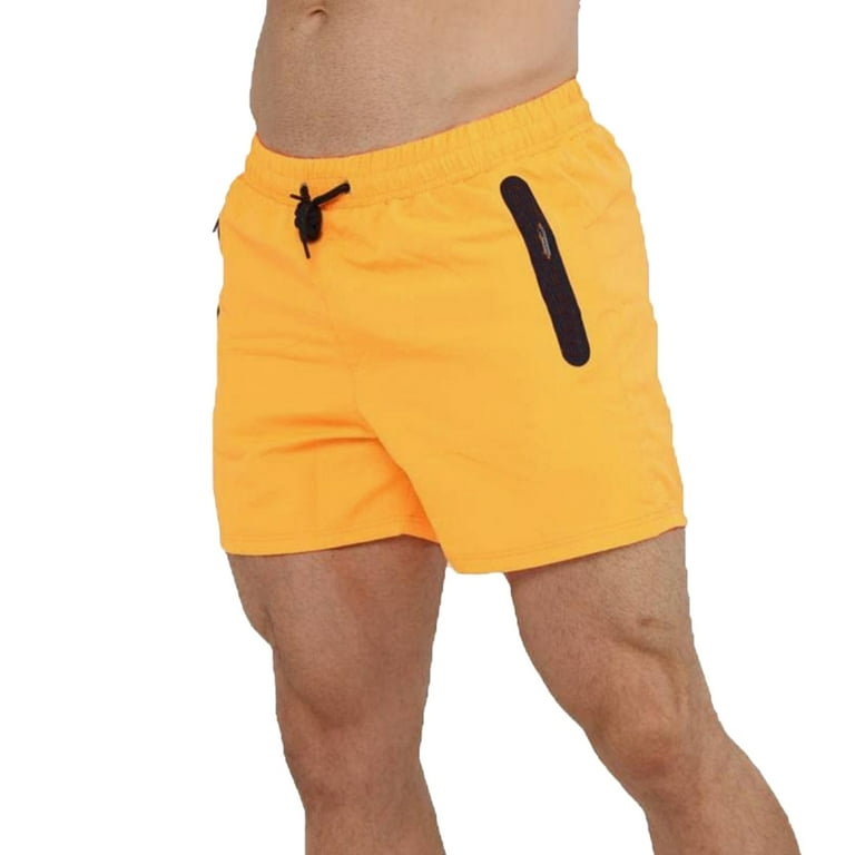 Name Brand Shorts for Men 2k Basketball Male Summer Solid Color Zipper Pockets Striped Pants Pocket Drawstring Casual Sports Running Straight Shorts
