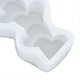 thumbnail image 2 of Candle Molds Silicone Easy Demoulding Food Grade Silicone DIY Chocolate Cake Mould for DIY Crafts Home DecorationLove Heart, 2 of 4