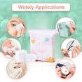 thumbnail image 5 of Almohadillas de algodón para maquillaje, almohadillas desmaquillantes para ojos faciales, esponja de algodón cuadrada premium natural, 5 of 5
