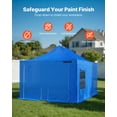 thumbnail image 5 of VEVOR Portable Paint Booth Tent, 231.1 x 156.7 x 70.08 inch Portable Garage Spray Tent, Waterproof Spray Booth with Foldable Frame Design & 4 Mesh Side Windows for Auto Parts, Furniture, Car Painting, 5 of 9