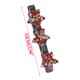 thumbnail image 4 of Xihbxyly Juego de Pinzas para El Cabello, Elegante Horquilla Acrílica de Cuatro Hojas, Pinza Lateral con Brillantes Diamantes de Imitación, Versátil Soporte para Flequillo, para Diversas Ocasiones, E, 4 of 7