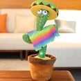 thumbnail image 3 of Juguete De Cactus De Peluche Cantando Y Bailando Figuras De Acción De Cactus Decoración Del Hogar Regalo Para Niños Vogacara AP005625-00, 3 of 6