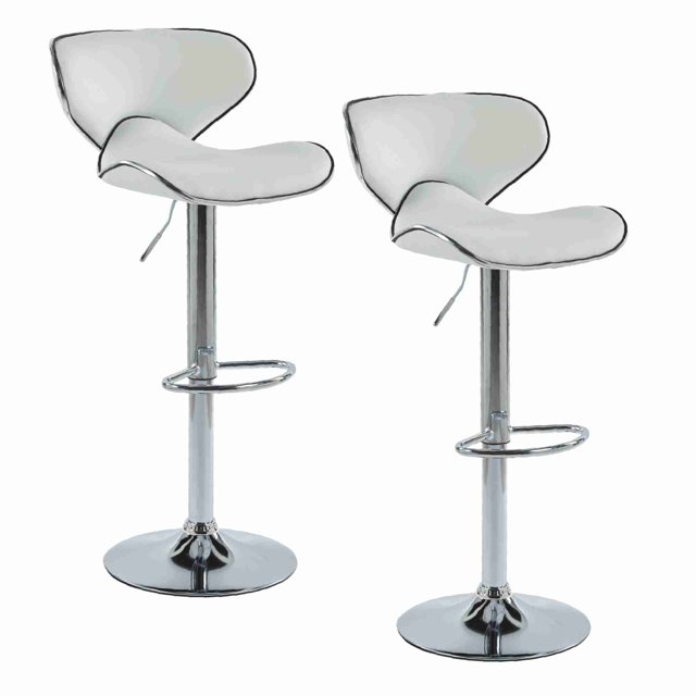 Set 2 Sillas Altas Elly Brunch Blancas