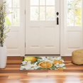 thumbnail image 3 of Yayeee Doormat for Indoor Entrance 32" x 20" Non Slippery Floor Rug, Oranges Watercolor, 3 of 8
