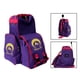 thumbnail image 3 of Mochila ecuestre, guantes para montar a caballo, pantalones, protectores de piernas, bolsa para fusta, impermeable Púrpura, 3 of 9