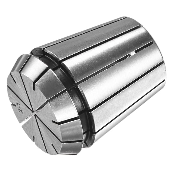 Uxcell ER32 Spring Collet, 40Cr Steel 2mm Clamping Diameter for CNC Engraving Machine [Silver,1.6x1.3"/40x33 mm]