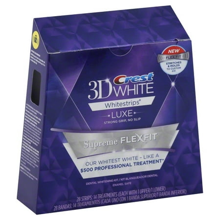 UPC 037000889960 product image for Crest 3D White Whitestrips Luxe Dental Whitening Kit, 14 count | upcitemdb.com