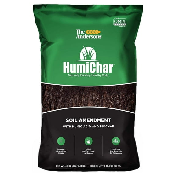 Drevy HumiChar Organic Soil Amendment with Humic Acid and Biochar (40 lb)