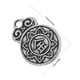 thumbnail image 4 of 100 amuletos de bendición: colgantes de estilo chino para hacer collares y pulseras. Amuletos de la suerte de metal. Materiales para bisutería (estilo mixto)., 4 of 6