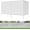 White, variant on BESFUR 42" H x 38" W Metal Privacy Fence Panels for Outside, Air Conditioner Fence, Decorative Fence Panels for Patio Privacy, Trash Can Hider Outdoor, Pool Equipment Enclosure(Black/a Panel)