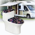 thumbnail image 5 of HELLHERO Butterfly 2 Pack Toilet Covers Set Soft Polyester, Fits All Toilet Shapes, Modern Bathrooms, 5 of 7