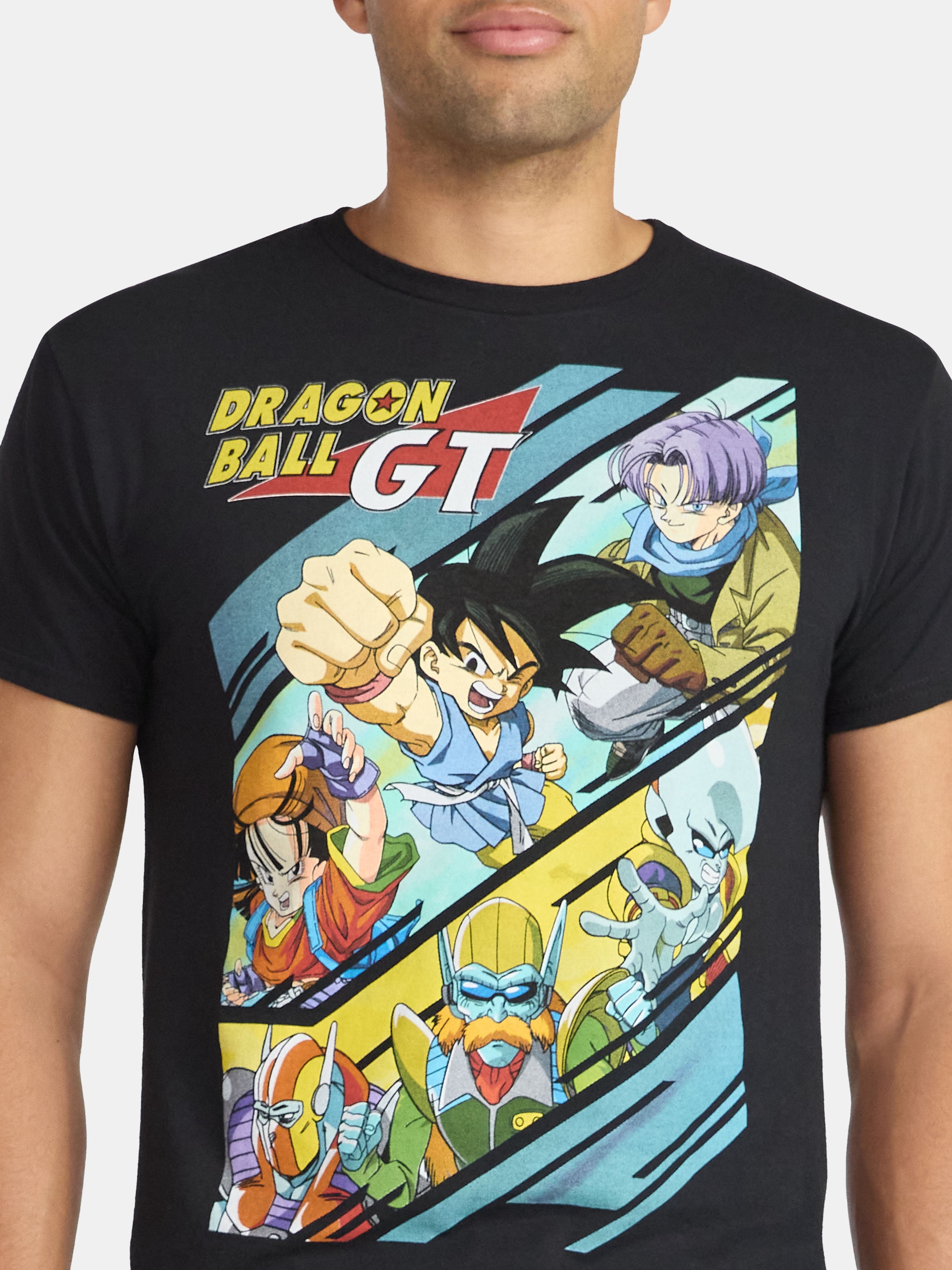 Dragon Ball GT Men's and Big Men's Graphic Tee with Short Sleeves
