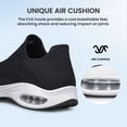 thumbnail image 5 of AMANSSE Men's Sneakers Slip on Lightweight Breathable Mesh Fitness Tennis Athletic Walking Shoes Black Size 10, 5 of 6