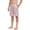 Pink, variant on Men's Soft Silk Boxers Luxury Mulberry Silk Underwear, Smooth Loungewear Satin Sleep Shorts 11" Inseam Pajama Bottom with Pockets for Home and Nightwear Size M-5XL White