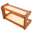 thumbnail image 1 of HOOWIFFY Office Desk Shelf for Vertical Space Utilization Rustic Design Bamboo and MDF 1Set, 1 of 8