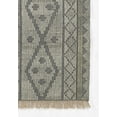 thumbnail image 2 of Momeni Bristol Hand Woven Wool and Cotton Geometric Grey Area Rug 2' X 3', 2 of 11