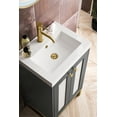 thumbnail image 4 of James Martin Vanities E303-V20-MG-RGD-WG 29.5 x 19.6 x 15.4 in. Single Vanity Cabinet, Glossy Glossy White & Radiant Gold, 4 of 7