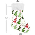 thumbnail image 2 of GZHJMY Christmas Stocking, Personalized Christmas Tree Large Candy Stocking Hanging Gift, 2 PCS Xmas Stockings Decoration for Family Holiday Party Ornaments Decor Fireplace, 2 of 7