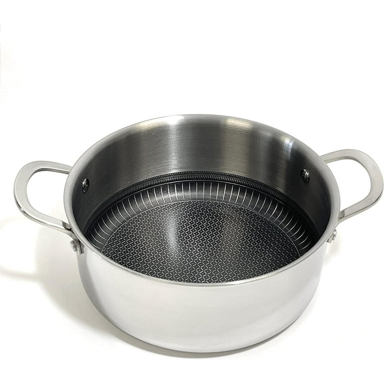Lexi Home 4.8QT Diamond Tri-Ply NonStick Casserole Pot Oven
