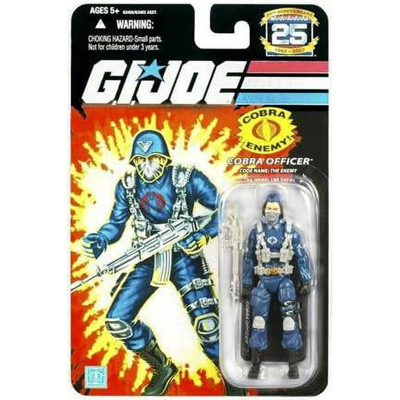 GI Joe 25th Anniversary Wave 1 Cobra Officer Action Figure