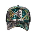 thumbnail image 2 of Top Headwear Fashion Sequin Mesh Adjustable Trucker Hat - Black, 2 of 4