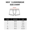 thumbnail image 5 of Gukieu Christmas Hat sock Print Men's Boxer Briefs, High Elastic Moisture Wicking Boxer Briefs Underwear-Small, 5 of 5