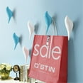 thumbnail image 3 of 2 Piece Rustic Wooden Bird Shaped Wall Hook, 3 of 5