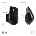 thumbnail image 6 of Restored Logitech MX Master 3 Wireless Laser Mouse (Space Gray) (MAC) (Refurbished), 6 of 9