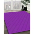 thumbnail image 3 of Ahgly Company Machine Washable Indoor Rectangle Transitional Neon Purple Area Rugs, 5' x 7', 3 of 7