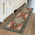 thumbnail image 4 of 2 x6ft Washable Hallway Runner Rugs, Non-Slip Soft Kitchen Rug Runner Laundry Room Rug, Vintage Floor Runner for Kitchen Entryway Laundry Room, 4 of 6